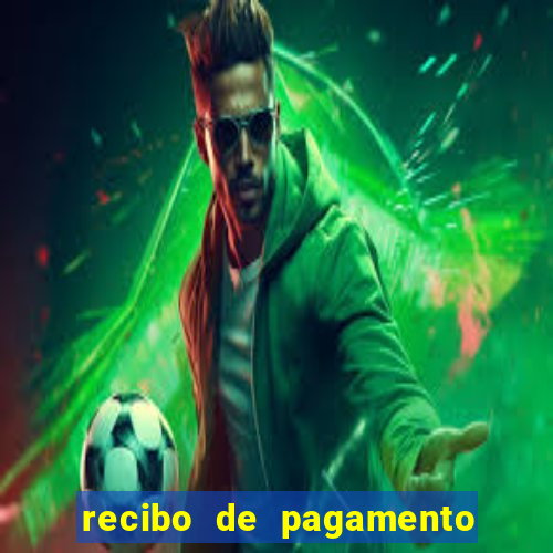 recibo de pagamento em word